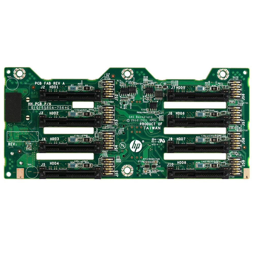 634705-001 HP BACKPLANE 8BAY 2.5 SFF8  FOR DL380P G8 -